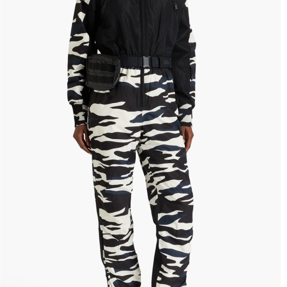 NWT Holden Black and White Zebra Ski Suit + belt bag - Picture 3 of 9